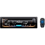 Автомагнитола JVC KD-T902BT, 1 DIN, CD, Bluetooth, USB Type-A, AUX, пульт ДУ, съёмная панель, фото 1