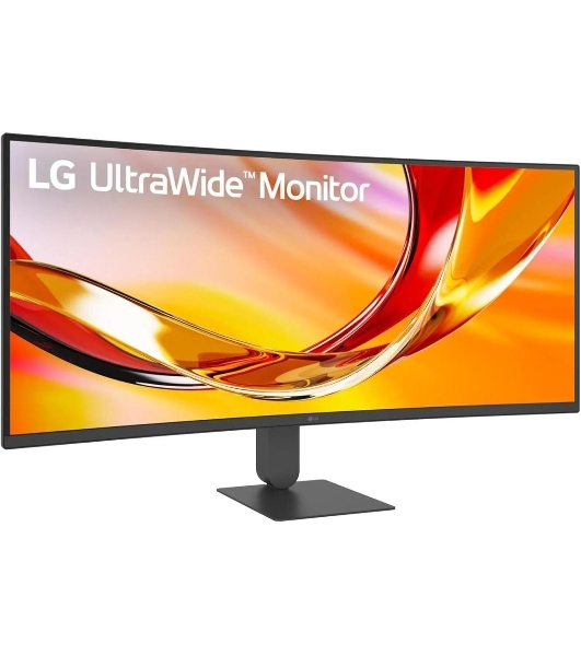 Монитор 34' LG UltraWide 34U640B-B VA 3440x1440, 144 Гц, 5 мс, 21:9, 300 кд/м², 2xHDMI 2.0, 1xDP 1.4, изогнутый экран (1800R), черный