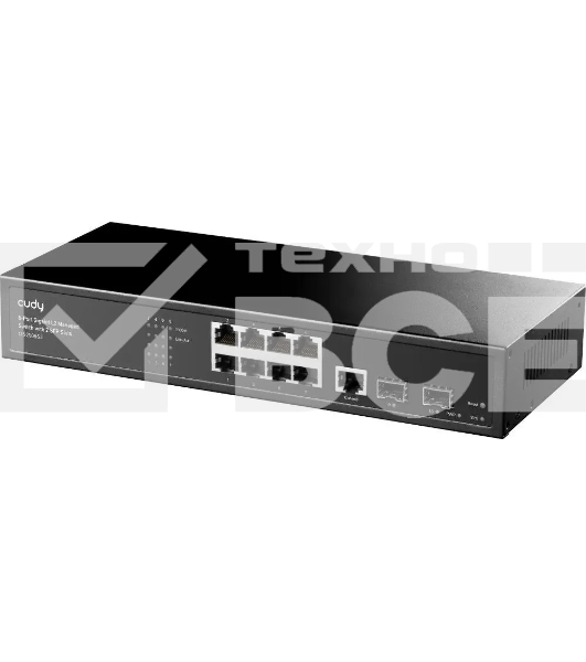 Коммутатор Cudy GS2008S2 (L2) 8x1Гбит/с 2SFP управляемый