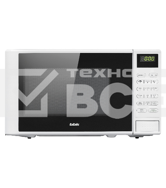Микроволновая печь BBK 20MWG-735S/W белый, 20 л, 700 Вт, переключатели - сенсор