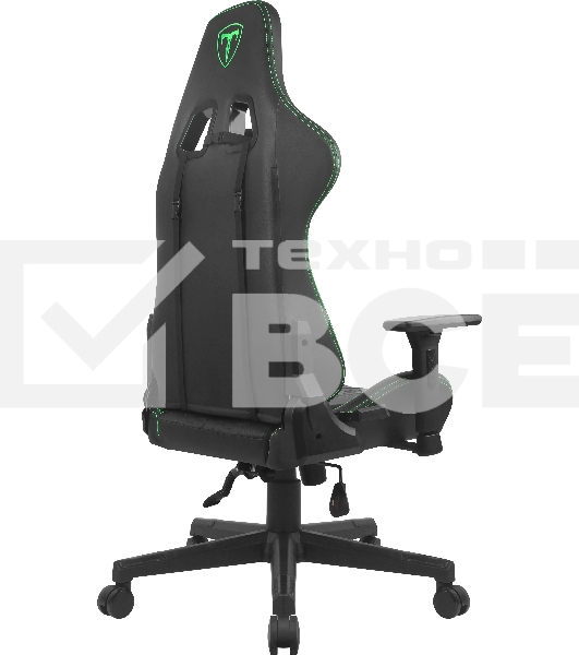 Кресло игровое Defender Nitro черный, класс 4, PU, 2 подушки T