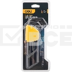 Набор шестигранных ключей Deli DL231209H Материал: CR-V. Спецификация: 1,5,2,2,5,3,4,5,6,8,10мм., фото3