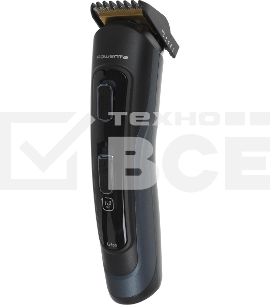 Триммер Rowenta Selectium TN9464E0 черный/хром (насадок в компл:16шт)