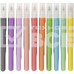 Фломастеры Silwerhof Create 13мм 146мм кисть, вентилируемый колпачок, 10 цветов, пакет с европодвесом, фото3