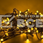 Гирлянда светод. Funray Минишарики, SE-MINI-110Y, 10М, 100LED, желт., темно-зел. шнур 0,7м, контр,, фото6