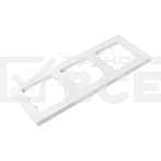 Рамка Эпика 3-местная, белая, пластик, фото6