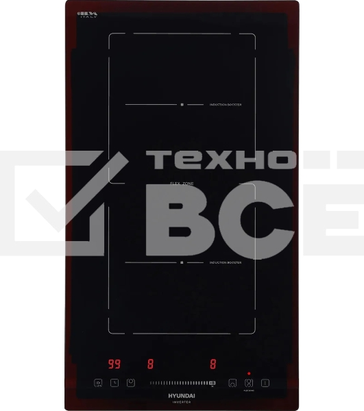 Индукционная варочная панель Hyundai HHI 3855 BG черный