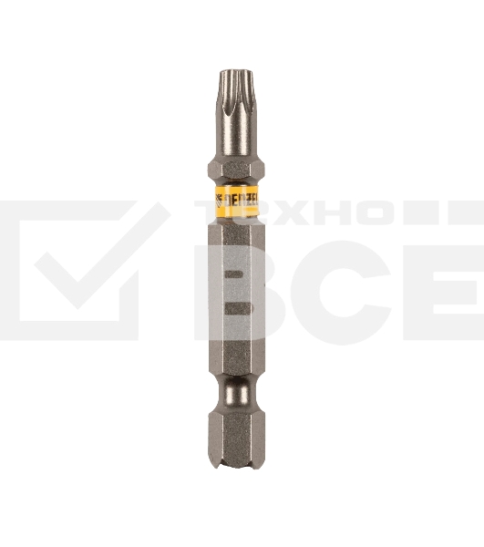 Набор бит Denzel TORX 25х50, сталь S2, шестигранный профиль, 10 шт.