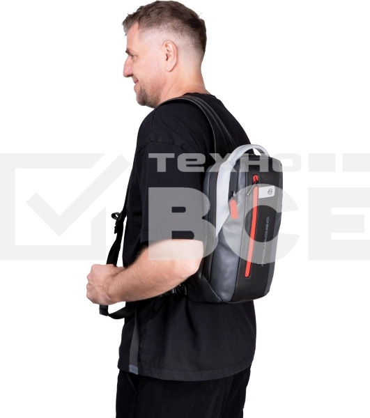 Рюкзак Piquadro Urban CA6801UB00/GRN серый/черный кожа