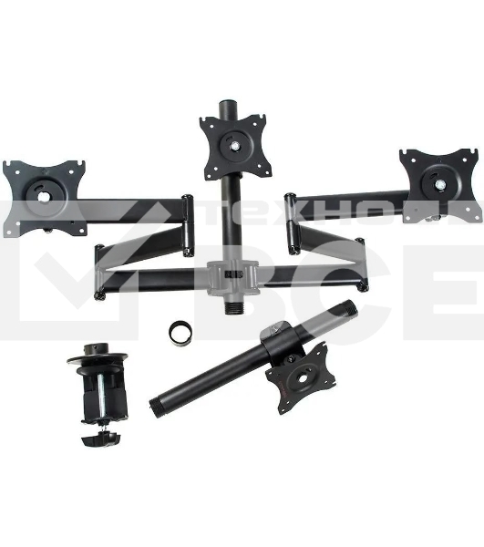 Кронштейн для мониторов Arm Media LCD-T16 черный 15'-27' макс.40кг настольный поворот и наклон верт.перемещ.