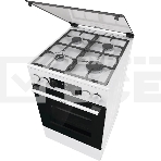Плита Газовая Gorenje GGI5C22WF, газовая духовка, стеклянная крышка, чугун, белый, фото10