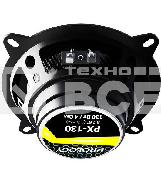 Колонки автомобильные Prology PX-130 130Вт 89дБ 4Ом 13см (5дюйм) (ком.:2кол.) коаксиальные двухполосные