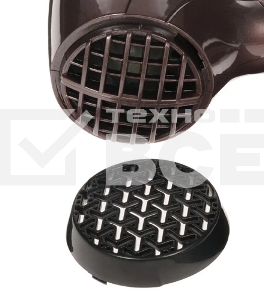 Фен ARESA AR-3214 коричневый/черный, 1250 Вт, компактный