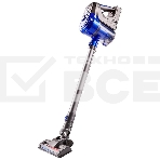 Пылесос вертикальный Kelli KL-8022 синий, питание от аккумулятора, 250 Вт, уборка сухая, пылесборник 1 л, фото 1