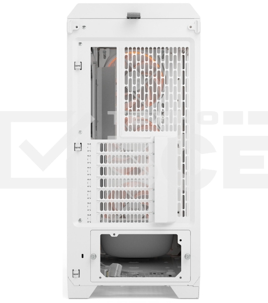 Корпус Fractal Design Meshify 3 XL White Ambience Pro RGB TG Clear Tint, Midi-Tower, белый, 3 x 140 мм