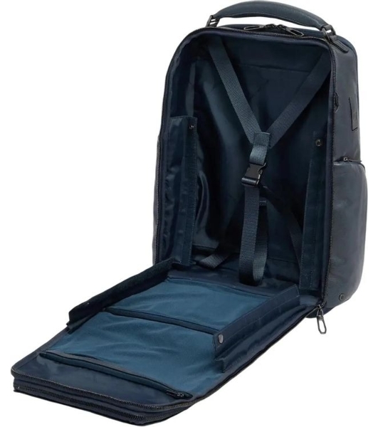 Рюкзак мужской Piquadro Solm CA7023S141BM/AV серо-голубой кожа