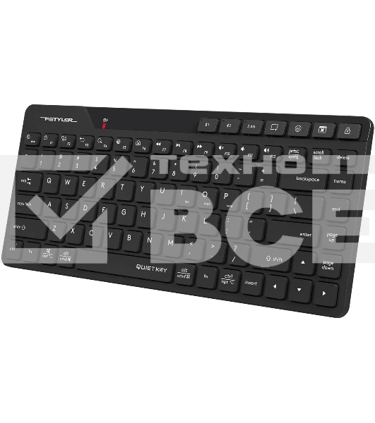 Клавиатура A4Tech Fstyler FBK26C AS беспроводная, USB, Bluetooth/Радиоканал, черный