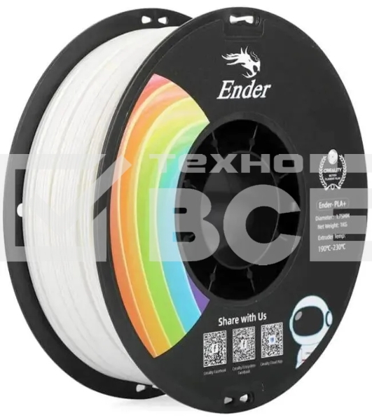 Пластик для принтера 3D Creality 3301010305 PLA d1.75мм 1кг 1цв. белый