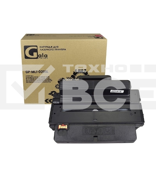 Картридж GalaPrint GP-MLT-D205L чёрный (5000 стр) для Samsung ML-3310D/3710DN/SCX-4833FR/5637FR/5737FR