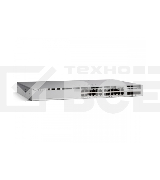 Коммутатор Catalyst 9200 24-port PoE+, Network Advantage