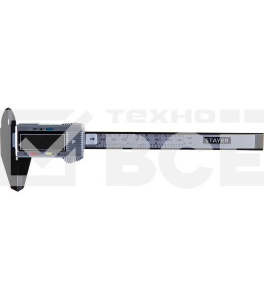 Штангенциркуль STAYER 34411-150 MASTER электронный, шаг измерения 0,1, 150мм