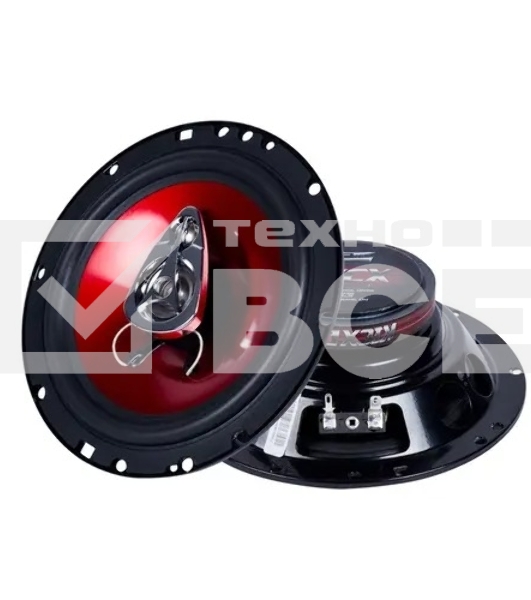 Колонки автомобильные Kicx SP 165, 130Вт, 90дБ, 4Ом, 16.5см, (6 1/2дюйм) (ком.:2кол.)