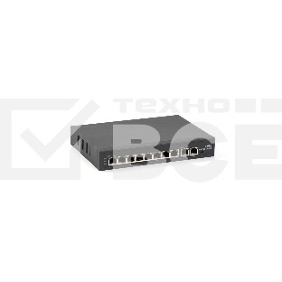 Коммутатор SKAT PoE-8E-2G v.2 PoE Plus 120Вт порты: 8-Ethernet 2-Uplink