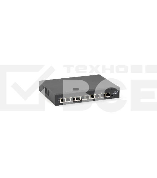 Коммутатор SKAT PoE-8E-2G v.2 PoE Plus 120Вт порты: 8-Ethernet 2-Uplink