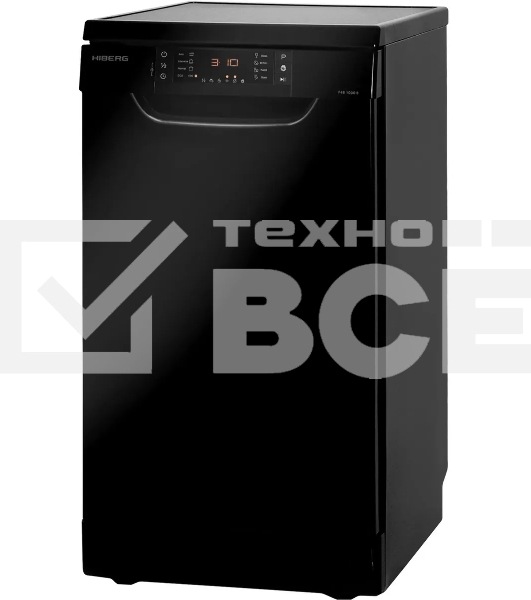 Посудомоечная машина HIBERG F48 1030 B черная