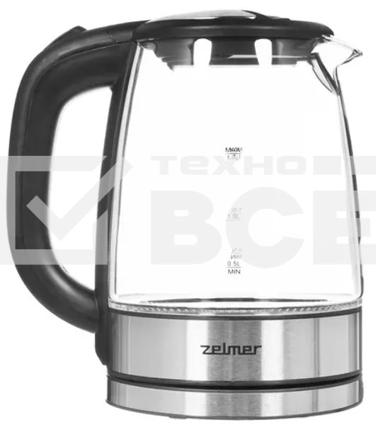 Чайник Zelmer ZCK8024 GLASS/INOX