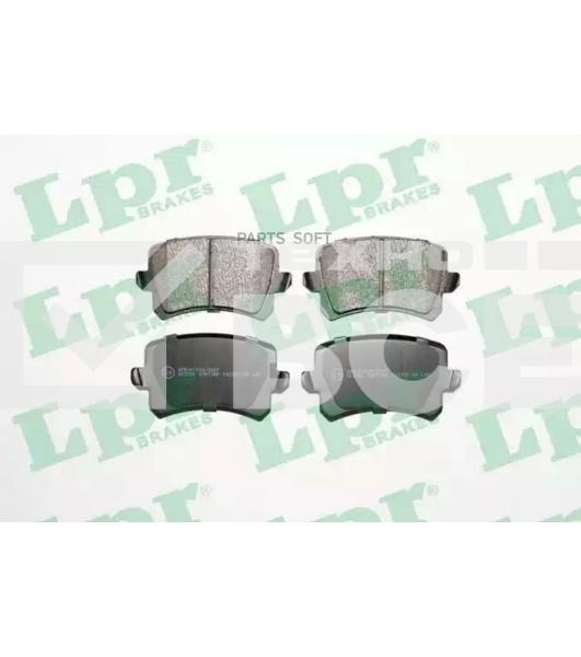 Колодки тормозные задние LPR 05P1390, комплект
