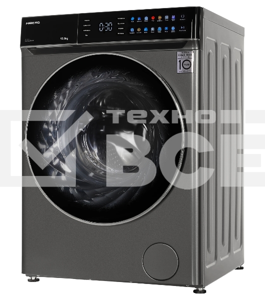 Стиральная машина HIBERG i-DDQ11 - 1014 Sd Темно-серый загр. фронтальная макс.: 10,5 кг 1200 об/мин класс: А+++