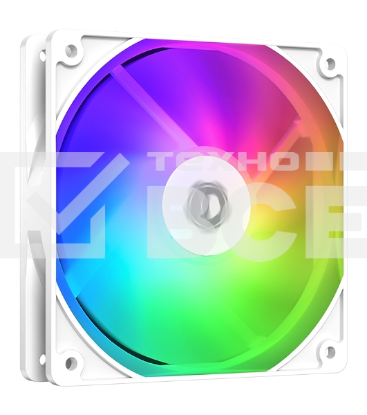 Вентилятор ID-Cooling XF-120-ARGB-W белый 120мм 1500rpm 30.5db 4-pin
