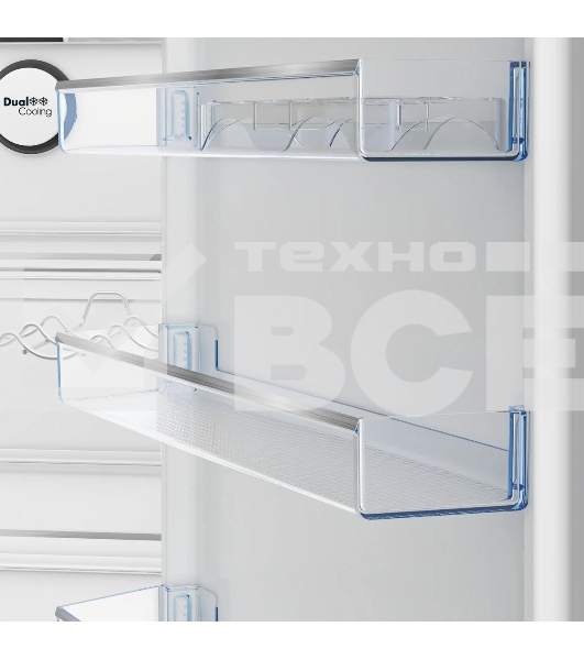 Холодильник Beko B5RCNK403ZWB черный 257/100л двухкамерный морозилка снизу, No Frost