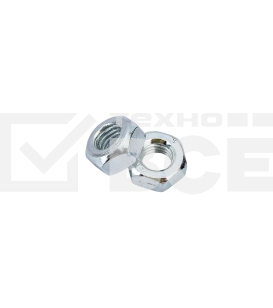 Гайка шестигранная Tech-Krep 103027 М10 цинк. DIN 934 (уп.18 шт) пакет