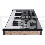 Клавиатура MIDI [231502] Arturia [MiniLAB 3 Black Edition] 25 клавиш, 8 энкодеров, 8 RGB пэдов, 8 фейдеров, дисплей, сенсорные регуляторы Pitch/Modulation, MIDI-выход, 1/4