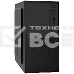 Компьютерный корпус Minitower ExeGate BAA-308UC-UNS400 (mATX, БП UNS400 с вент. 12см, 1хUSB/1хUSB 3.0/1хTypeC, HD Audio, черный), фото 1