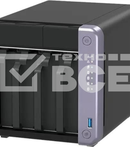 Сетевое хранилище NAS Qnap TS-432X-4G 4-bay настольный Alpine AL-524