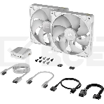 Вентилятор для корпуса Corsair iCUE LINK RX140 RGb (140x140x25мм, 4-pin PWM, RGb, 94.7CFM, 36dBA, 1700RPM, белый, 2pcs), фото3