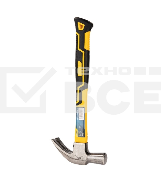 Молоток-гвоздодер Deli DL5027Y 500 гр Фибергласовая рукоять