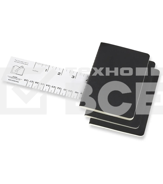 Блокнот Moleskine CAHIER JOURNAL QP314 Pocket 90x140мм обложка картон 64стр. пунктир черный (3шт)