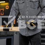 Молоток-гвоздодер Denzel 350 г, цельнометаллический, двухкомпонентная рукоятка, фото7