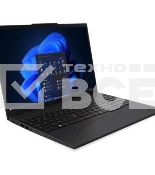 Ноутбук Lenovo Thinkpad T16 Gen4/16'/IPS/Intel Core Ultra 7 255U/16GB/512GB SSD/Arc Graphics/Windows 11 Professional/черный/1.89kg