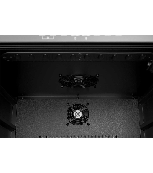 Винный шкаф встраиваемый ZÜGEL ZCWI570DB черный, 145 л, 2 отсека, 57 бут.