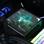 Система жидкостного охлаждения Thermalright Hyper Vision 360 ARGB Soc-AM5/AM4/1151/1200/2066/2011/1700 черный 4-pin 29.6dB Al LCD Ret (H-VISION-360-BL-ARGB), фото7