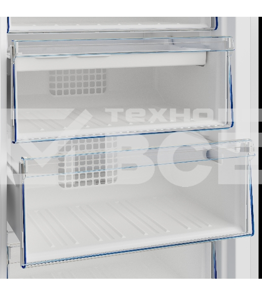 Морозильная камера Beko B1RFNK312S серебристый, 275л, 6 ящиков