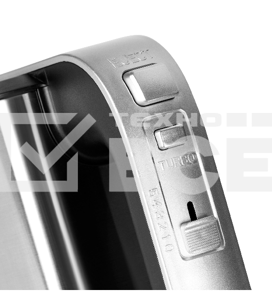 Миксер электрический Galaxy Line GL 2228, серебристый с черным, ручной, 700 Вт, 5 скоростей + режим “ТУРБО”