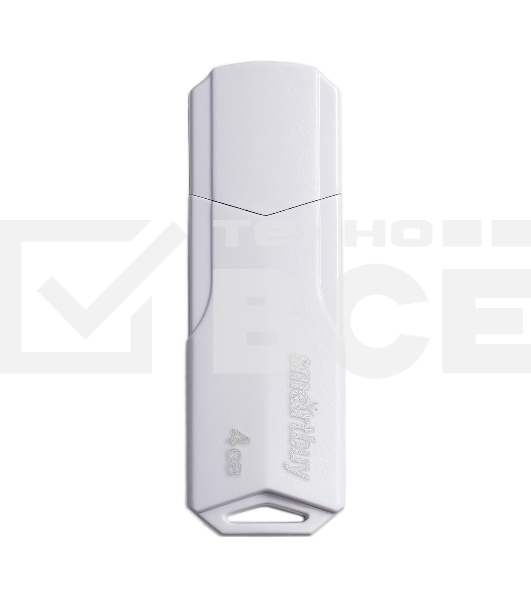 Флеш диск SmartBuy 4GB CLUE White (SB4GBCLU-W)