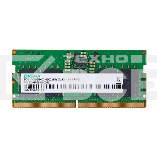 Оперативная память Digma, DDR5, 8GB (1x8GB), 4800MHz, CL40, SO-DIMM