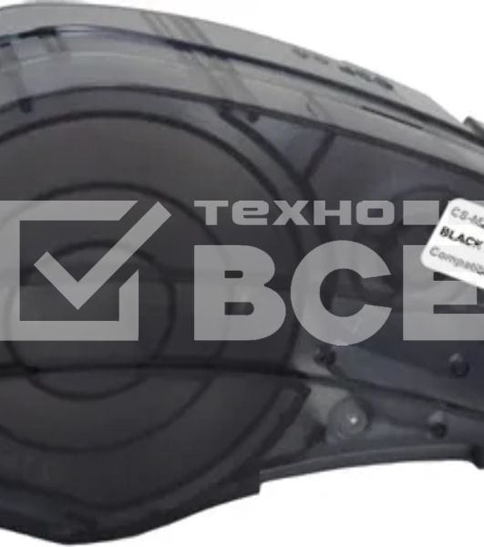 Картридж ленточный Cactus CS-M21-1000427 черный шрифт, белый фон (25.4 мм, 4.27 м) для Brady BMP21-PLUS, BMP21, BMP21-LAB